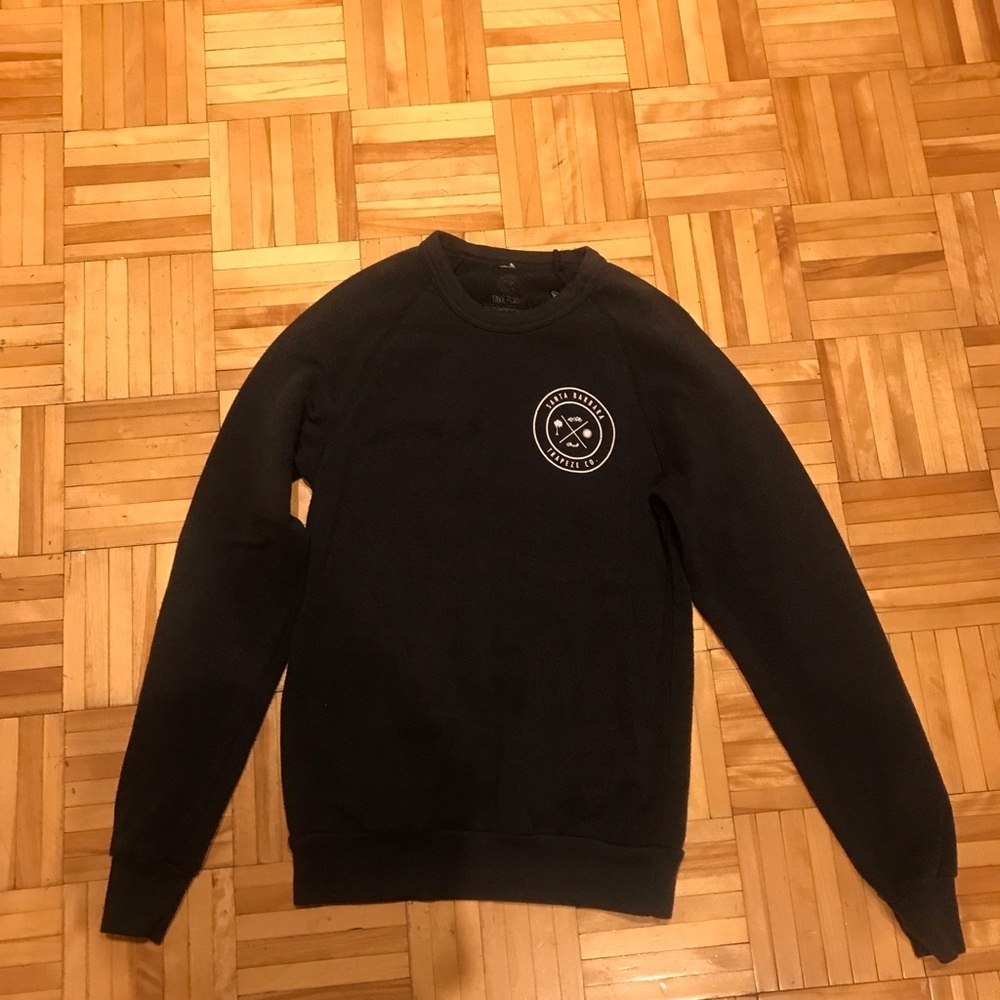 Classic Black Kids Crewneck Top